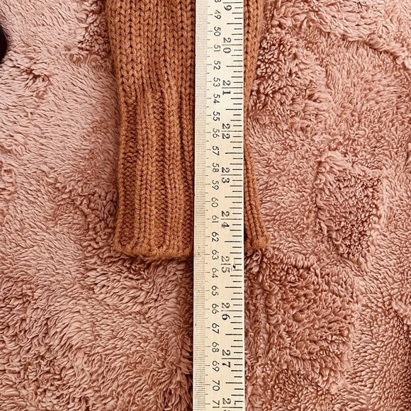 Vintage 60s Hewlett Knitting Mills Women's Sweater Jacket Brown Y2K Country-chic - Picture 5 of 6